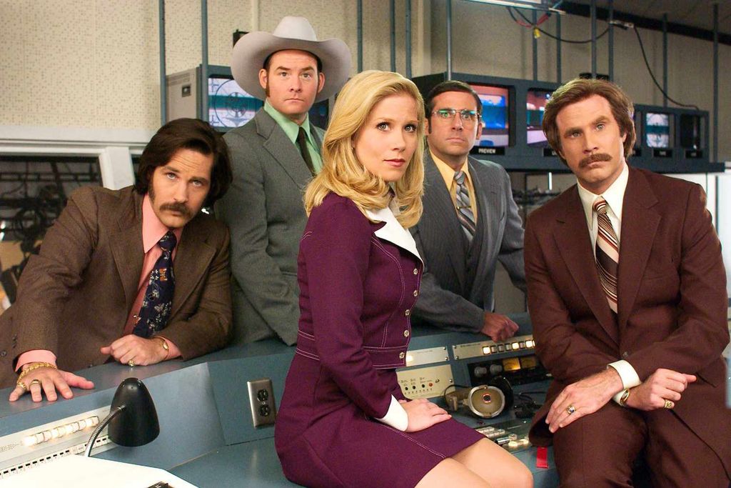 Paul Rudd and Steve Carelll also appeared in Anchorman