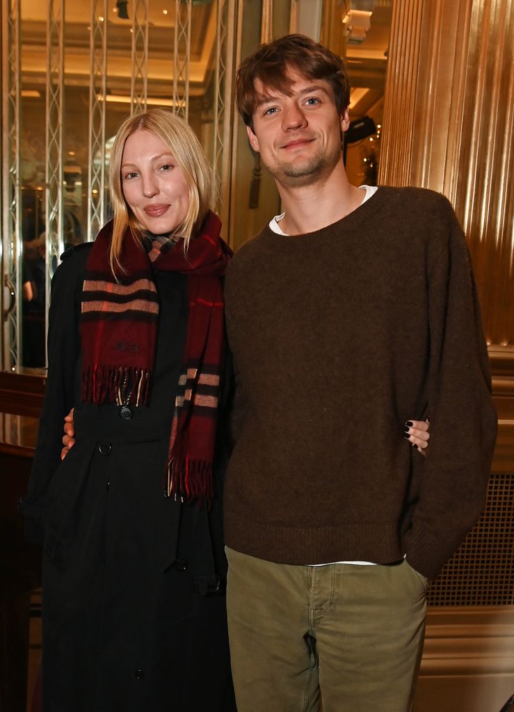 The model has been with boyfriend Sascha since at least 2023 (pictured in 2025)