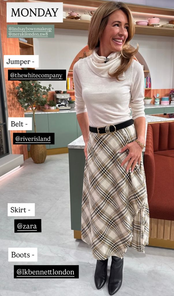 Cat Deeley wearing Zara