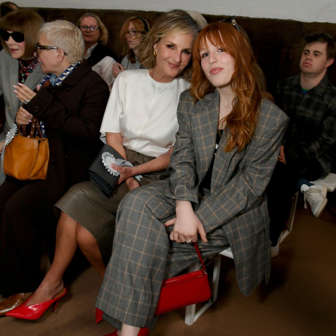 Helen Hunt and Makena Lei attends Stella McCartney WI26 Show at Le Grand Manege Jean Caucanas on March 04, 2026 in Paris, France.