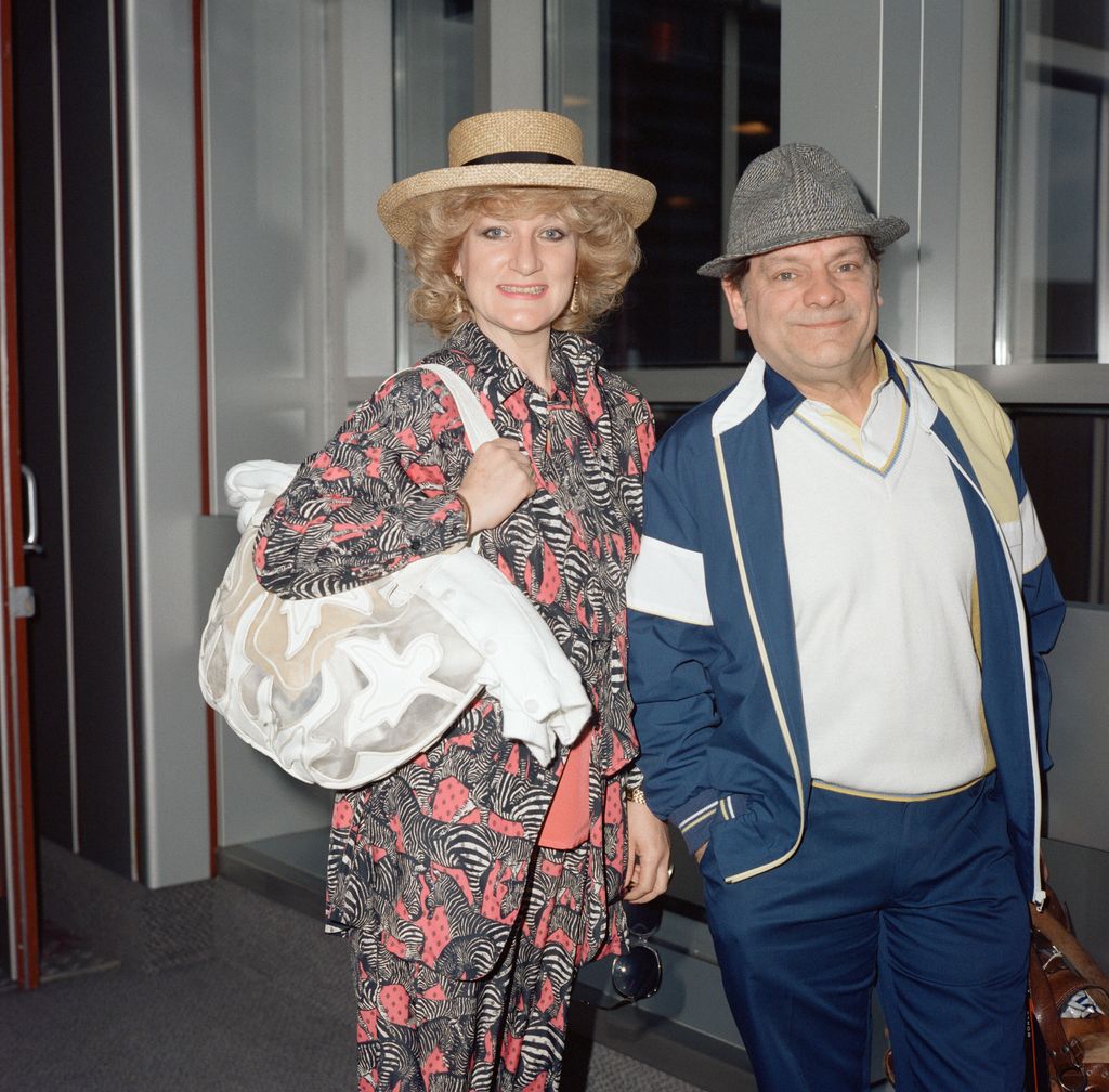 Myfanwy and David in 1989