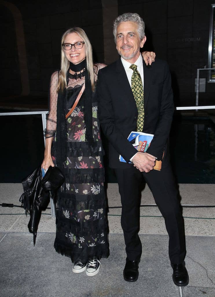 Aimee Mann and Michael Penn attend the Center Theatre Group's "A Play Is a Poem" opening night performance at Mark Taper Forum on September 21, 2019 in Los Angeles, California