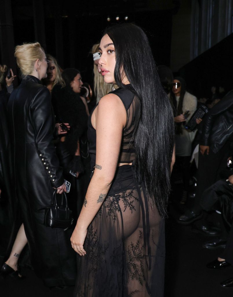 Lourdes' naked dress turned heads