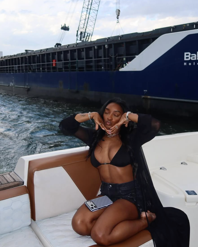Simone Biles stuns in bikini photos