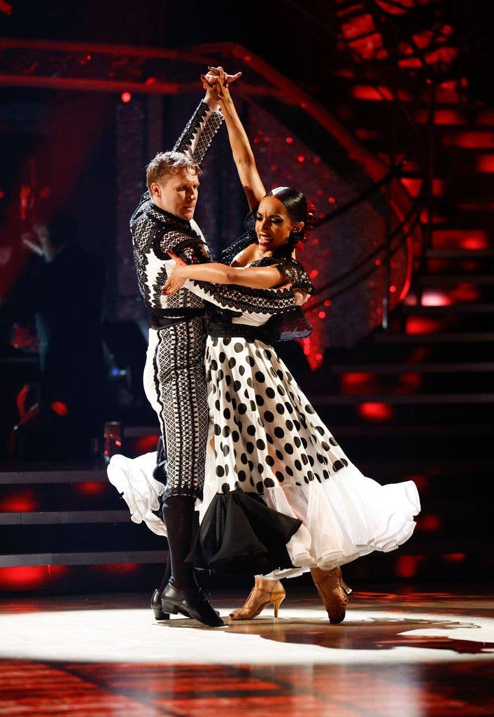 Jamie Borthwick and Michelle Tsiakkas dance