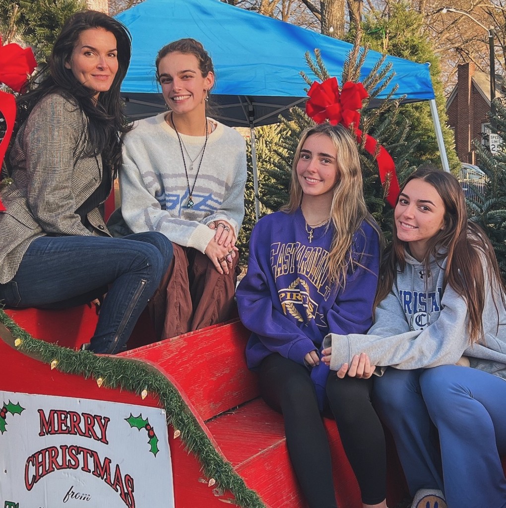 Photo shared by Angie Harmon on Instagram with her three daughters, Finley, Avery and Emery