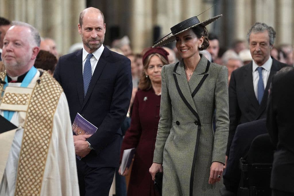 Prince William and Princess Kate attend the Enthronement Ceremony installing Dame Sarah Mullally as the 106th Archbishop of Canterbury at Canterbury Cathedral