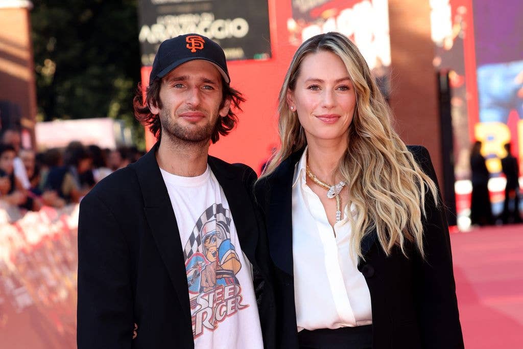 Hopper Penn and Dylan Penn attend the red carpet for "Signs Of Love" at Alice Nella CittÃ  during the 17th Rome Film Festival at Auditorium della Conciliazione on October 18, 2022 in Rome, Italy
