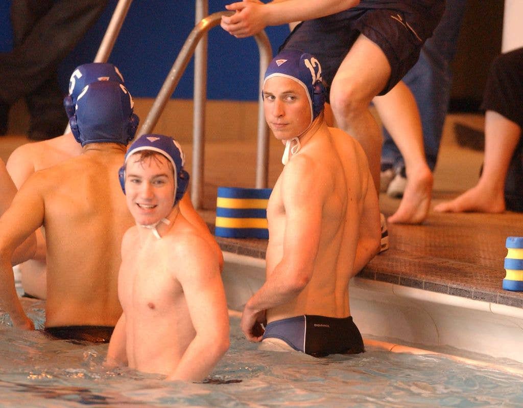 Prince William was captain of water polo at St Andrew's