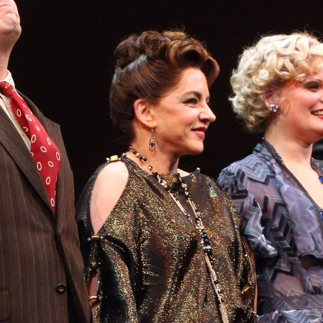 Actors Matthew Risch, Stockard Channing, Martha Plimpton and Robert Clohessey take their curtain call at Broadway's opening night of "Pal Joey" at Roundabout Theatre Company's Studio 54 on December 11, 2008 in New York City.