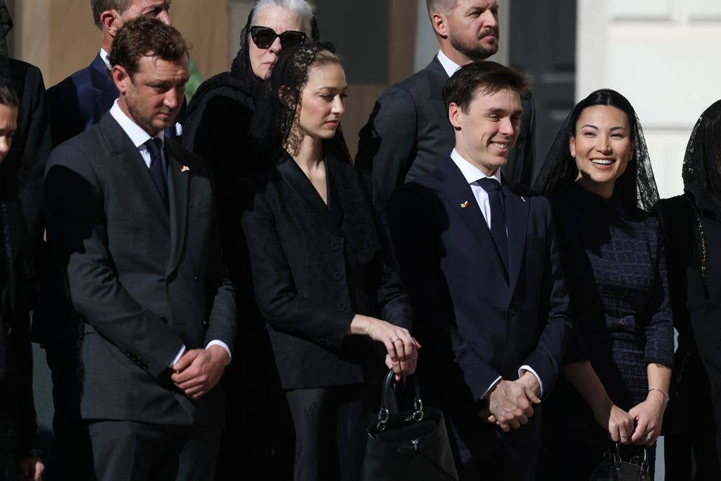 Pierre Casiraghi, Beatrice Borromeo, Louis Ducruet and Marie Chevallier were also spotted during the visit