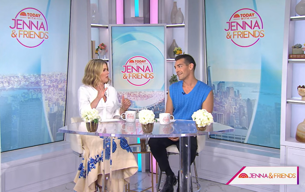 Jenna Bush Hager and Matt Rogers on Jenna & Friends