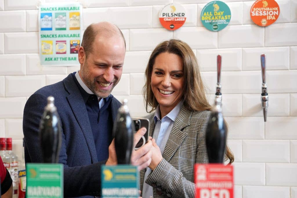 The Princess of Wales and Prince William visit the Southwark Brewing Company at the Bermondsey Beer Mile