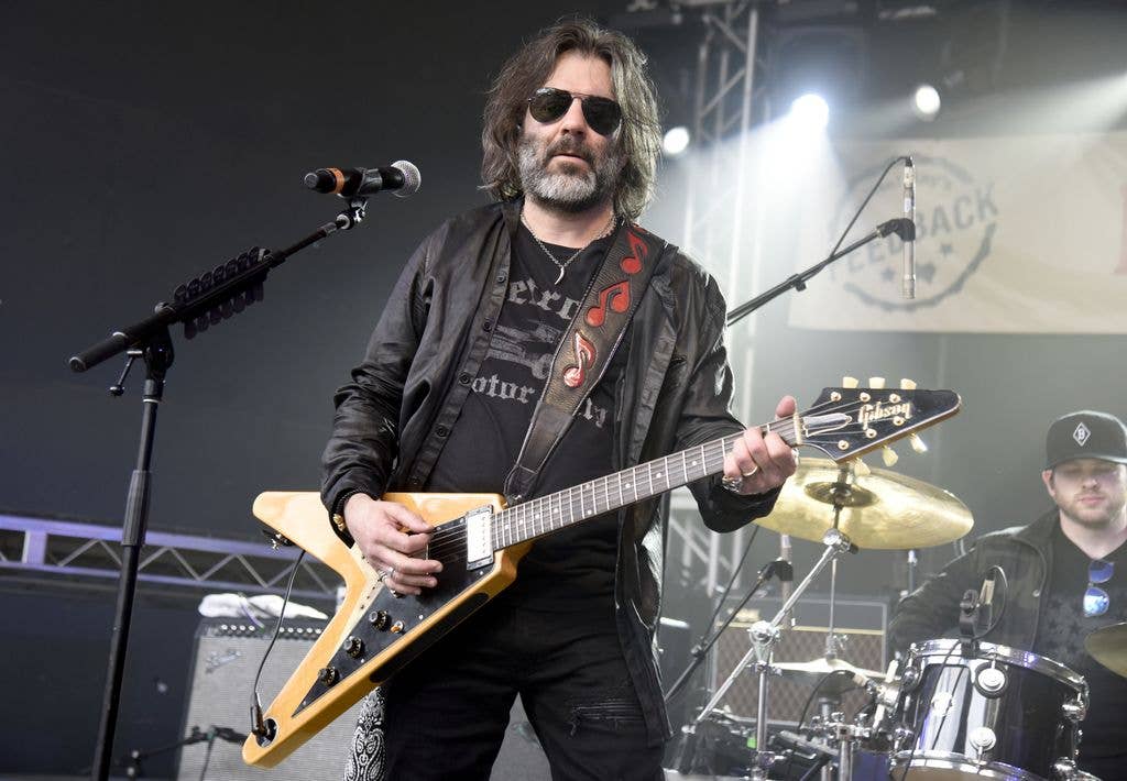 John Cusimano of The Cringe performs during Rachael Ray's Feedback party at Stubb's Bar B Que during the South By Southwest conference and festivals on March 17, 2018 in Austin, Texas.
