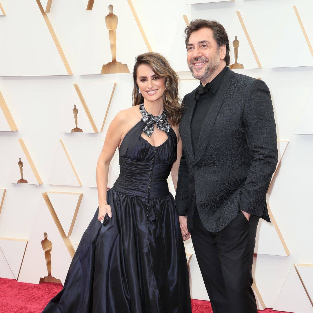 PenÃ©lope Cruz and Javier Bardem attend the 94th Annual Academy Awards at Hollywood and Highland on March 27, 2022 in Hollywood, California.