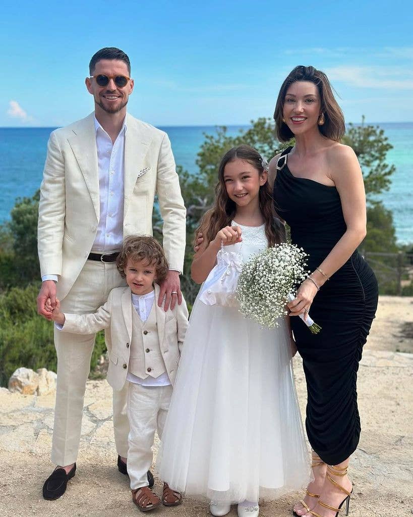 Catherine Harding with her husband, daughter Ada and their son