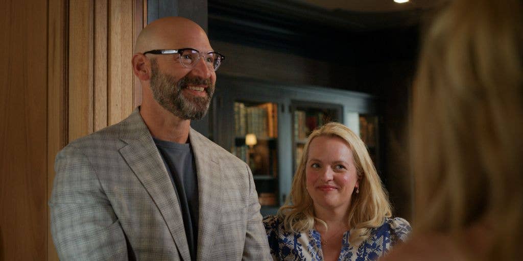 Corey Stoll and Elisabeth Moss in Imperfect Women