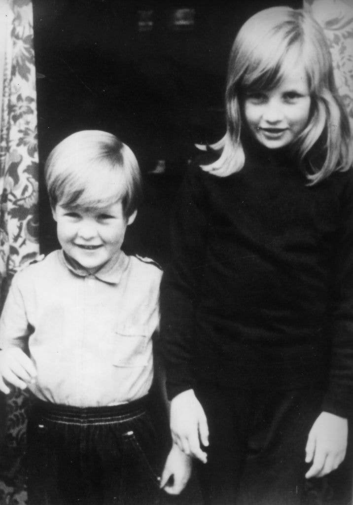 The late royal and her your brother grew up on the estate (pictured in 1968)