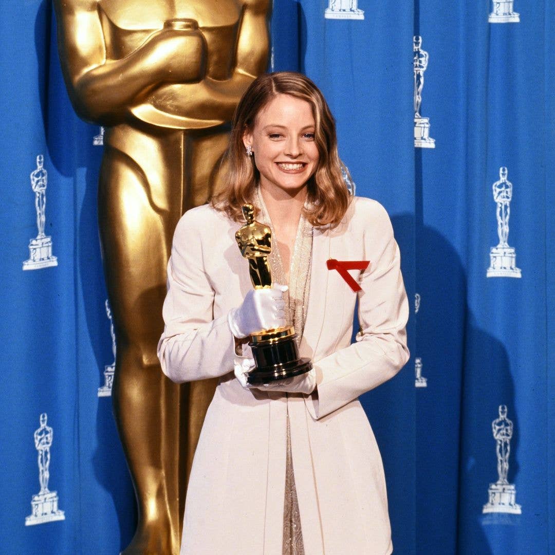 Jodie Foster at the 1992 64th Academy Awards, she had anOscars win for 'Silence of the Lambs' March 30, 1992 at the Dorothy Chandler Pavilion Los Angeles, California