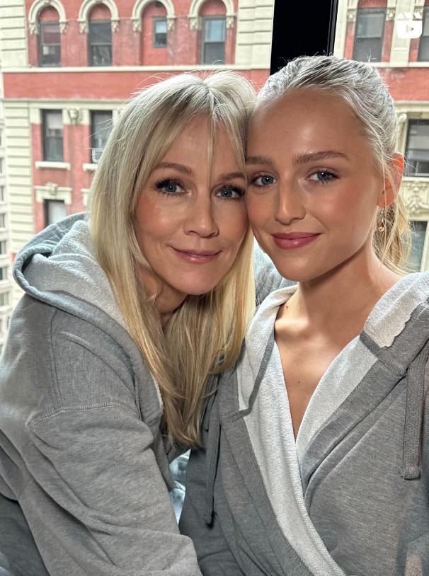 Photo shared by Jennie Garth on Instagram with her middle daughter Lola