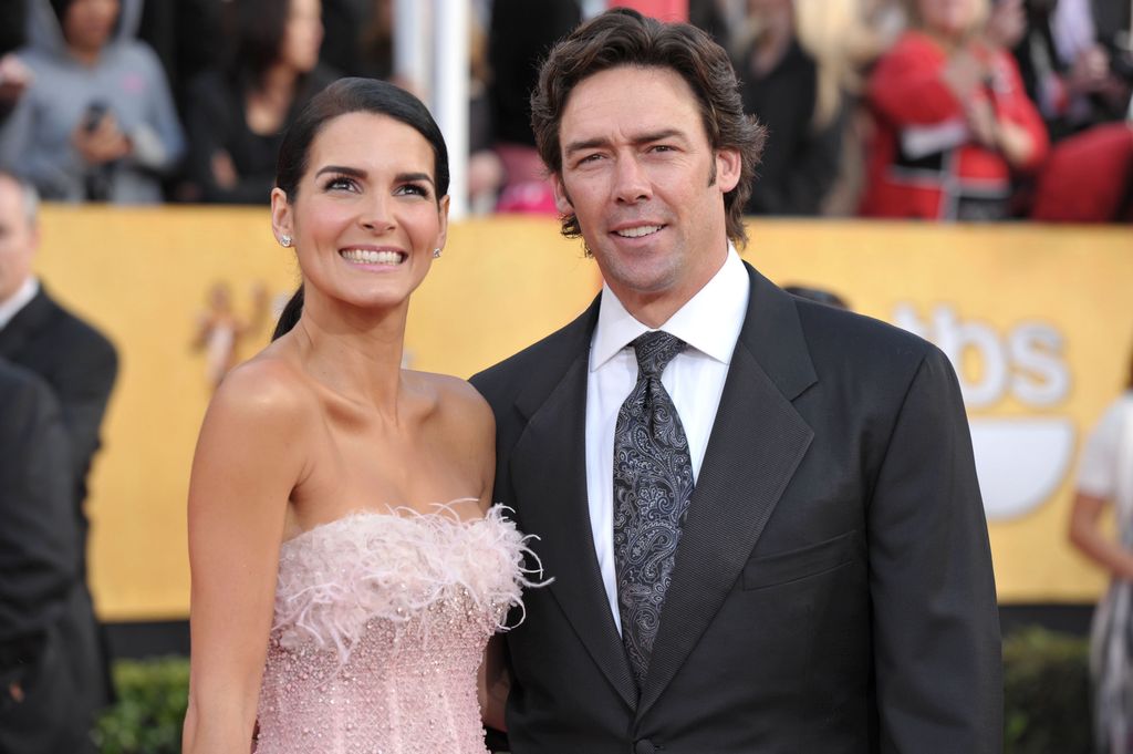 angie harmon jason sehorn red carpet