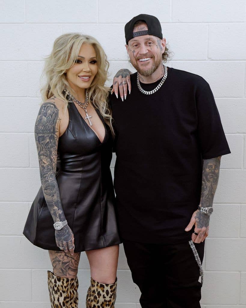 Bunnie XO and Jelly Roll black outfits