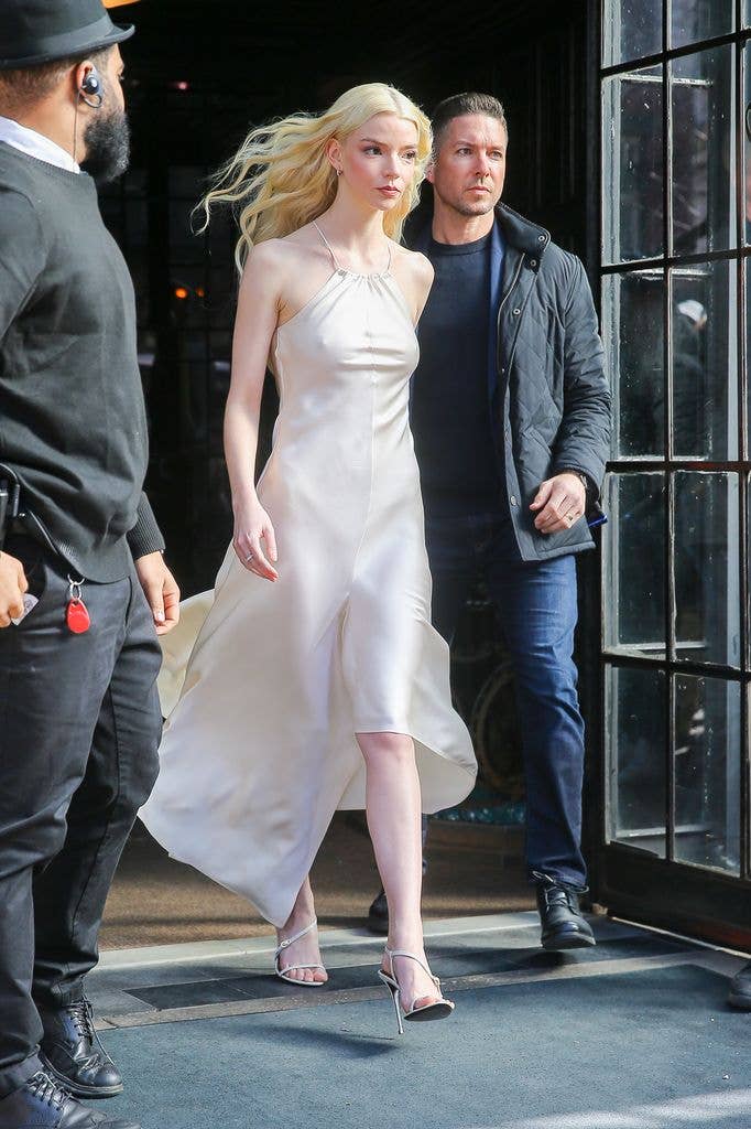 Anya Taylor-Joy is seen leaving her hotel on March 18, 2026 in New York, New York