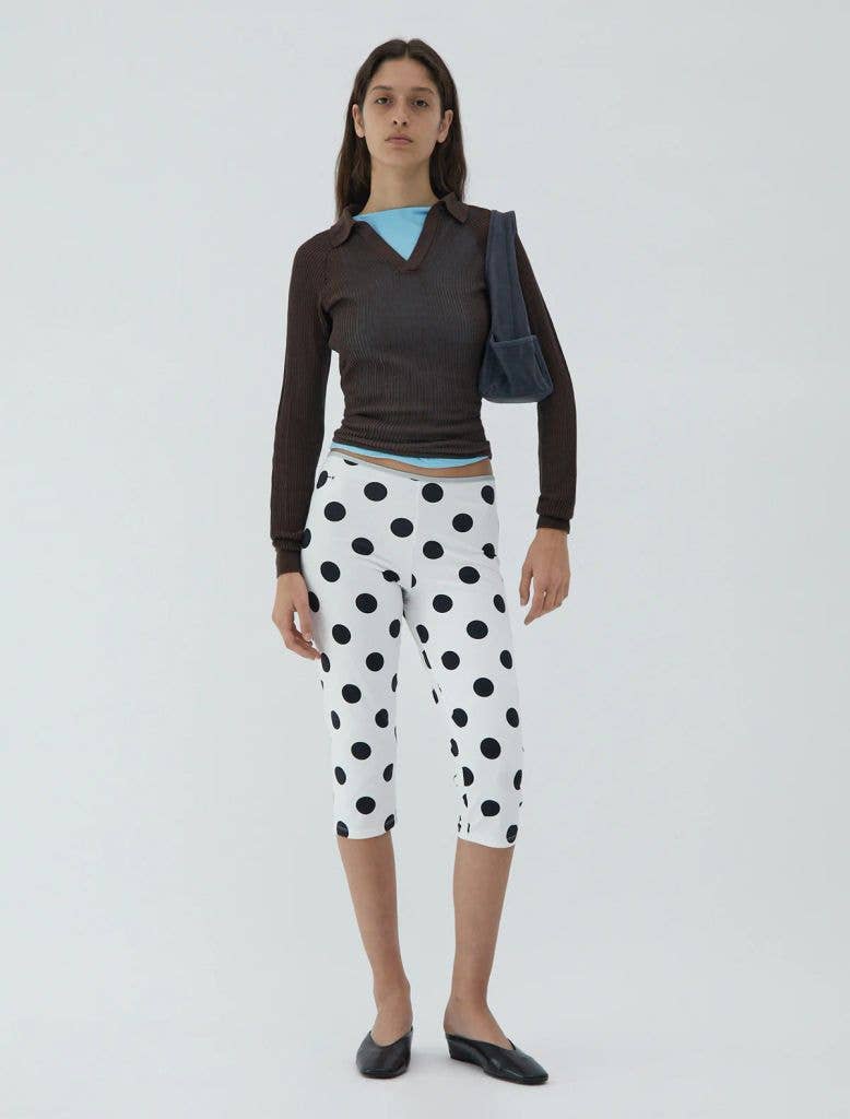 Paloma Wool polkadot capri pants