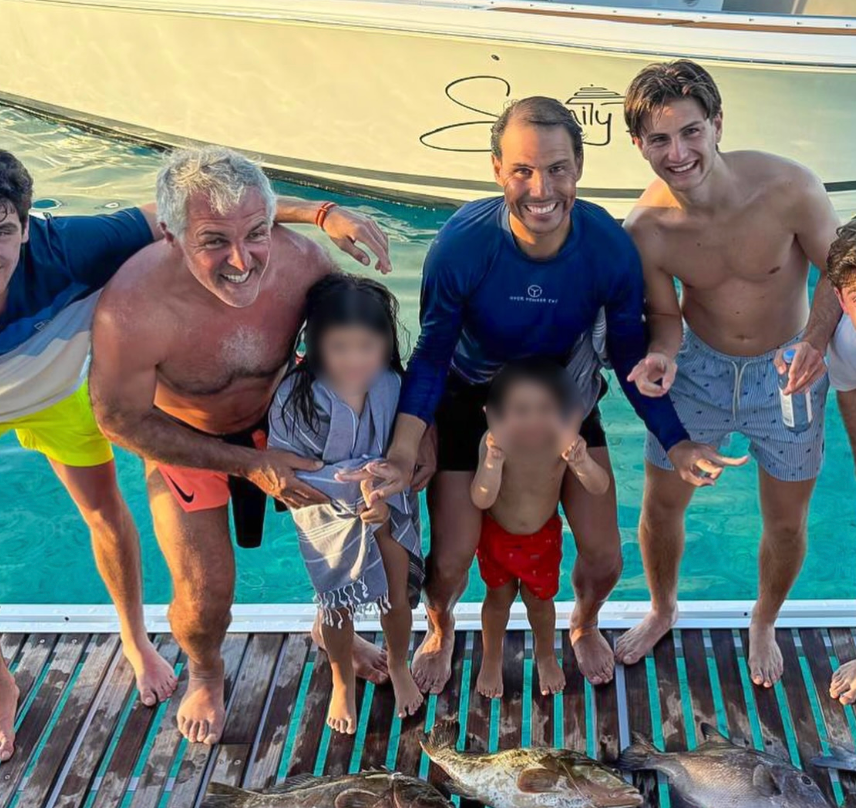 A successful fishing outing enjoyed with family