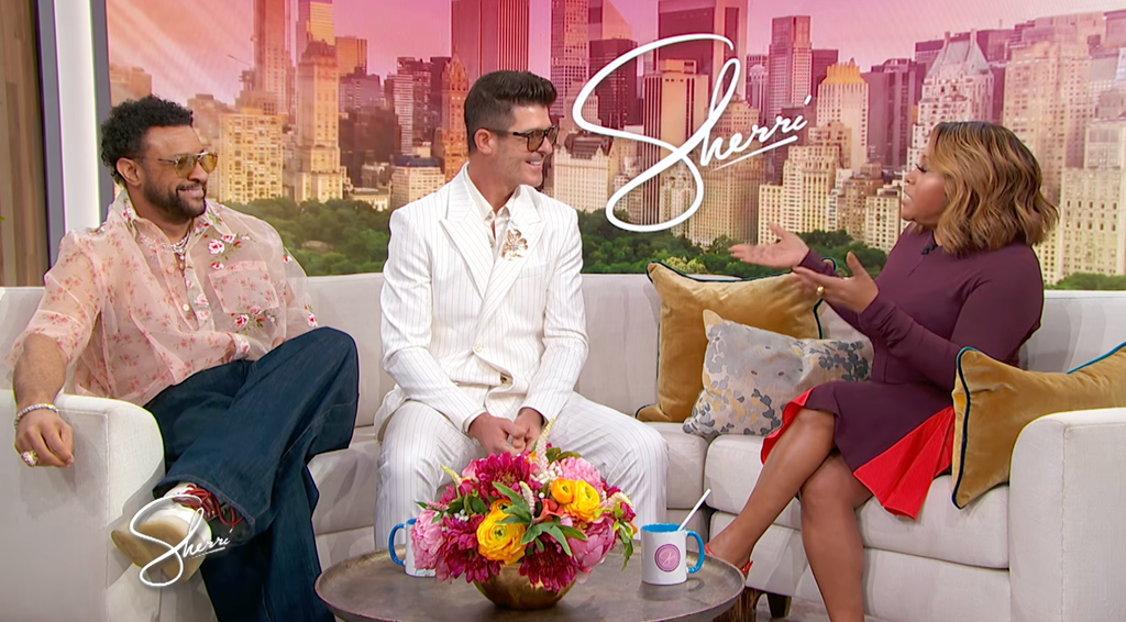 Shaggy robin thicke sherri show