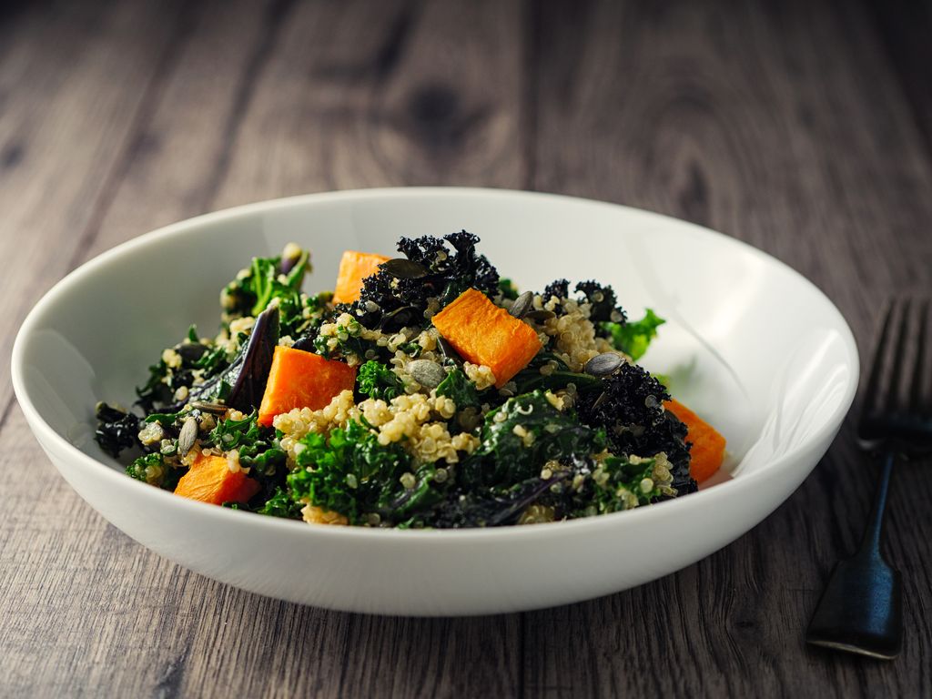 Kale is high in fibre and supports gut health