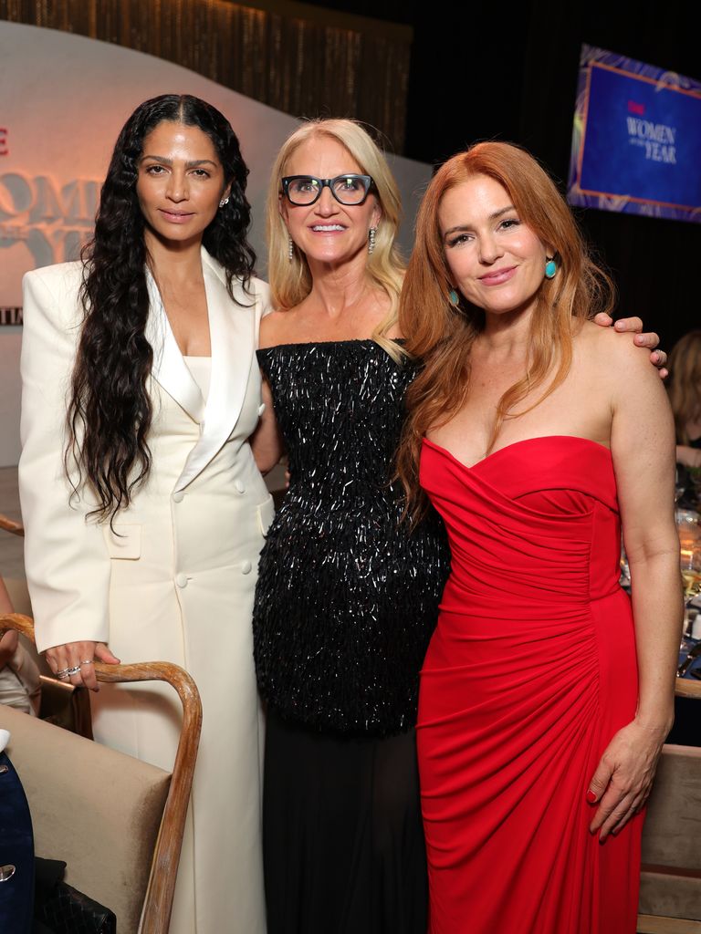 Camila Alves McConaughey, Mel Robbins and Isla Fisher attend the TIME Women of the Year Gala 2026 at The West Hollywood EDITION on March 10, 2026 in West Hollywood, California.  (Photo by Stefanie Keenan/Getty Images for TIME)