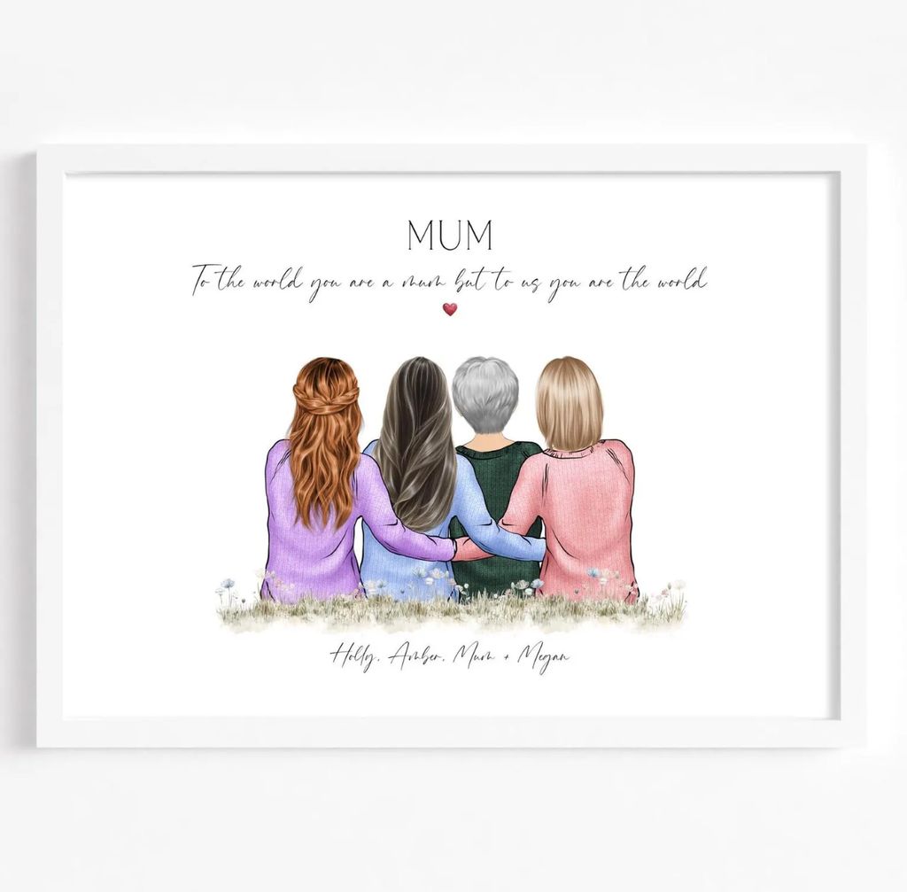 Etsy Custom Family Illustration