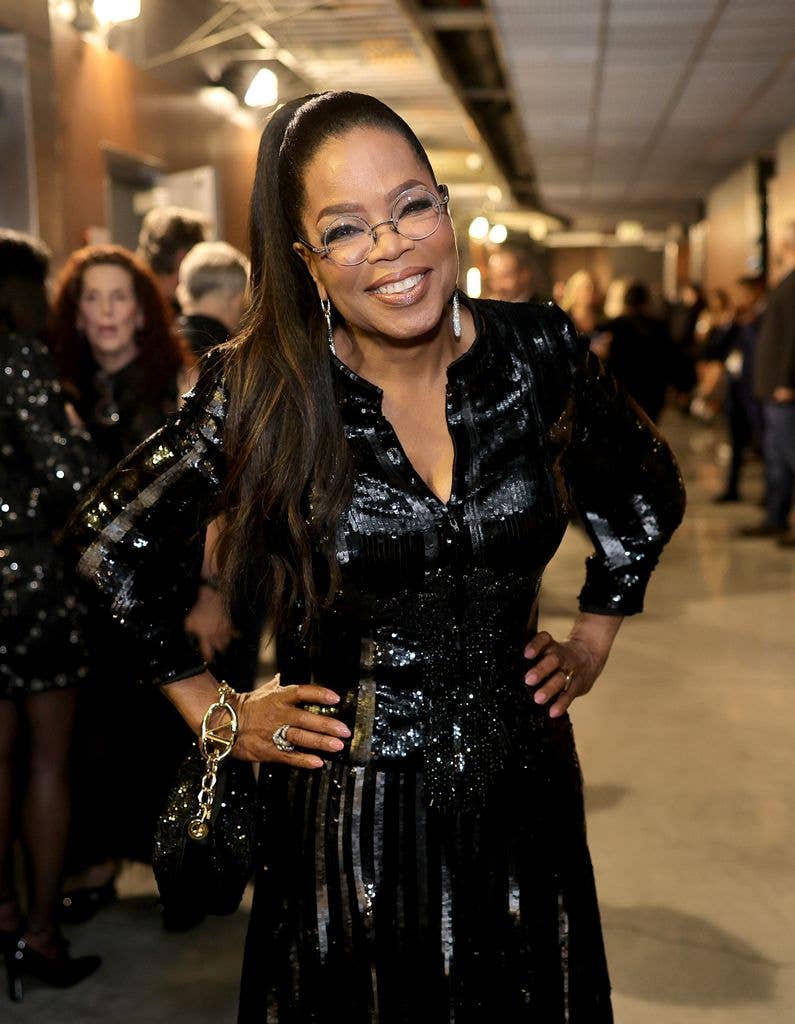 Oprah Winfrey attends the 66th GRAMMY Awards at Crypto.com Arena on February 04, 2024 in Los Angeles, California.
