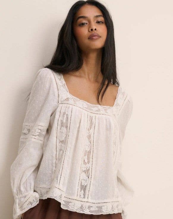 This blouse from Nobody's Child has a similar boho vibe