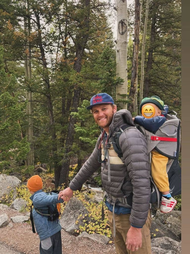 Goldie Hawn's son Wyatt Russell with his mini-me sons Buddy and Boone