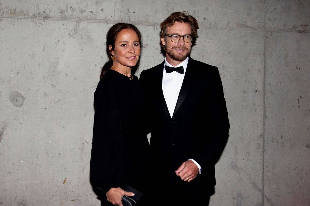 simon baker rebecca rigg black outfits