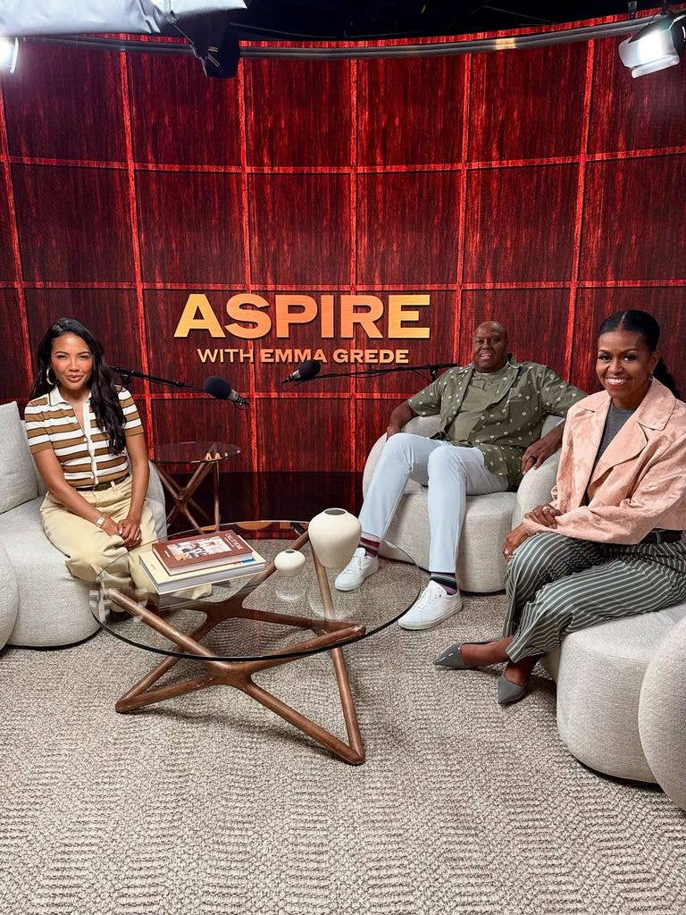 Emma has hosted Michelle Obama on her podcast, Aspire with Emma Grede