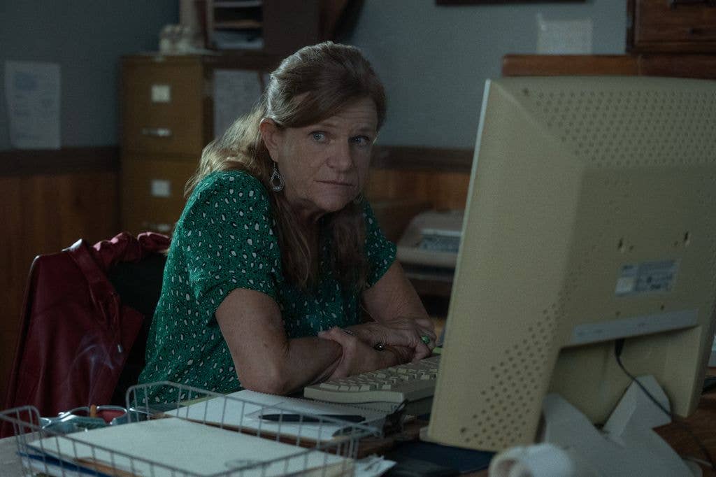 Dale Dickey in "Widow’s Bay," premiering April 29, 2026 on Apple TV