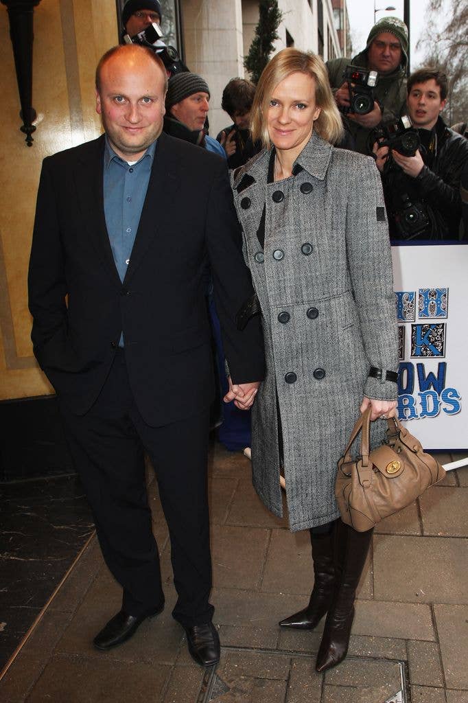 Actress Hermione Norris and husband Simon Wheeler arrive for the South Bank Show Awards at the Dorchester Hotel on January 20, 2009 in London, England. (Photo by Dan Kitwood/Getty Images)