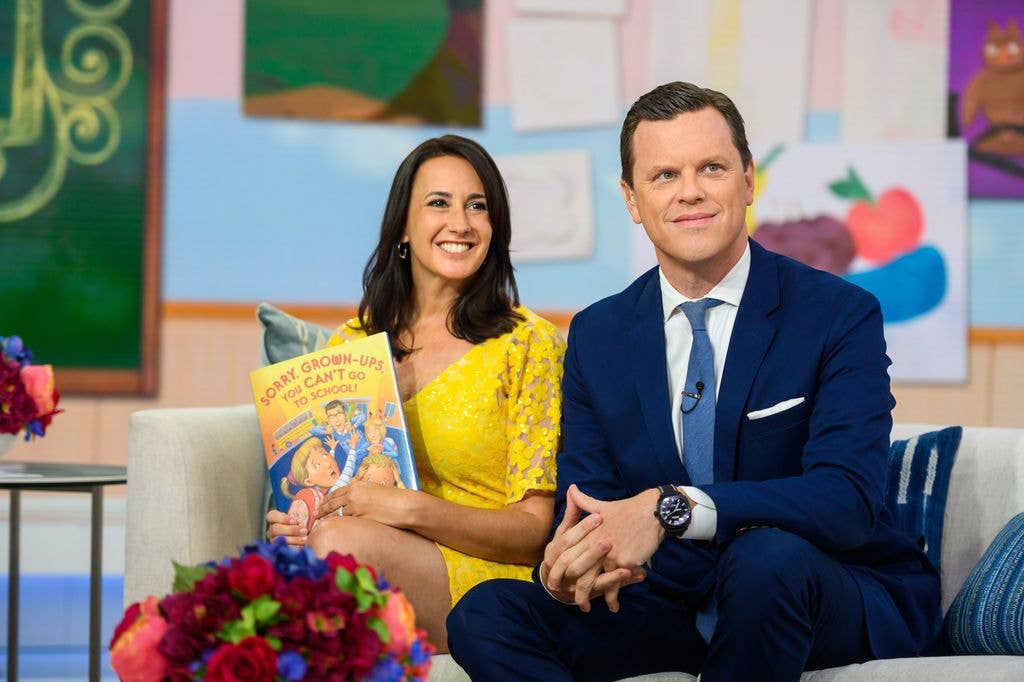 Christina and Willie Geist on Tuesday, July 16, 2019 at the Today Show