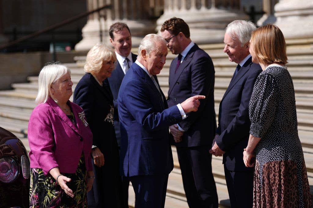 King Charles and Queen Camilla at the British Museum