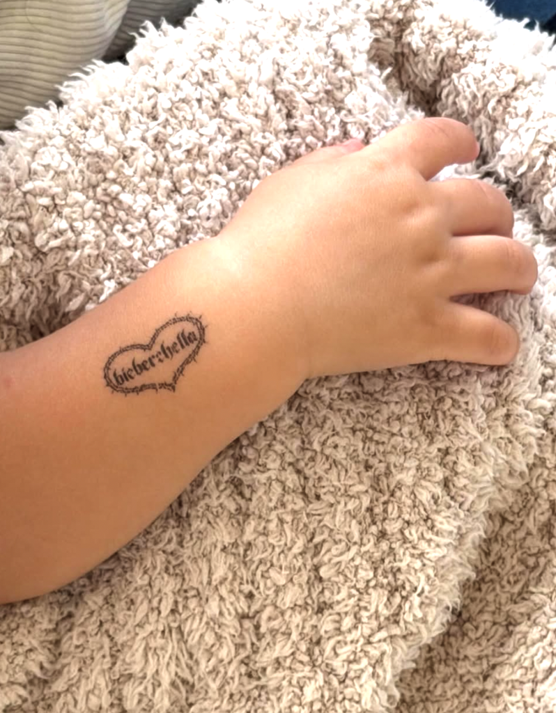 Hailey shares baby Jack's adorable tattoo
