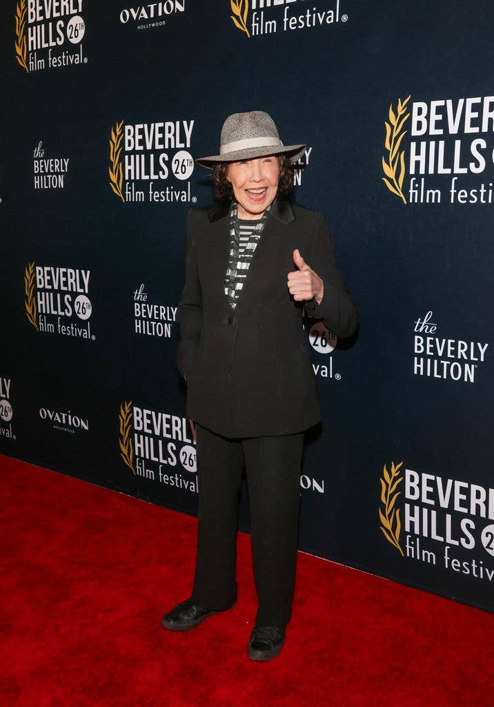 Lily Tomlin attends day 2 of the 26th Annual Beverly Hills Film Festival at TCL Chinese Theatre