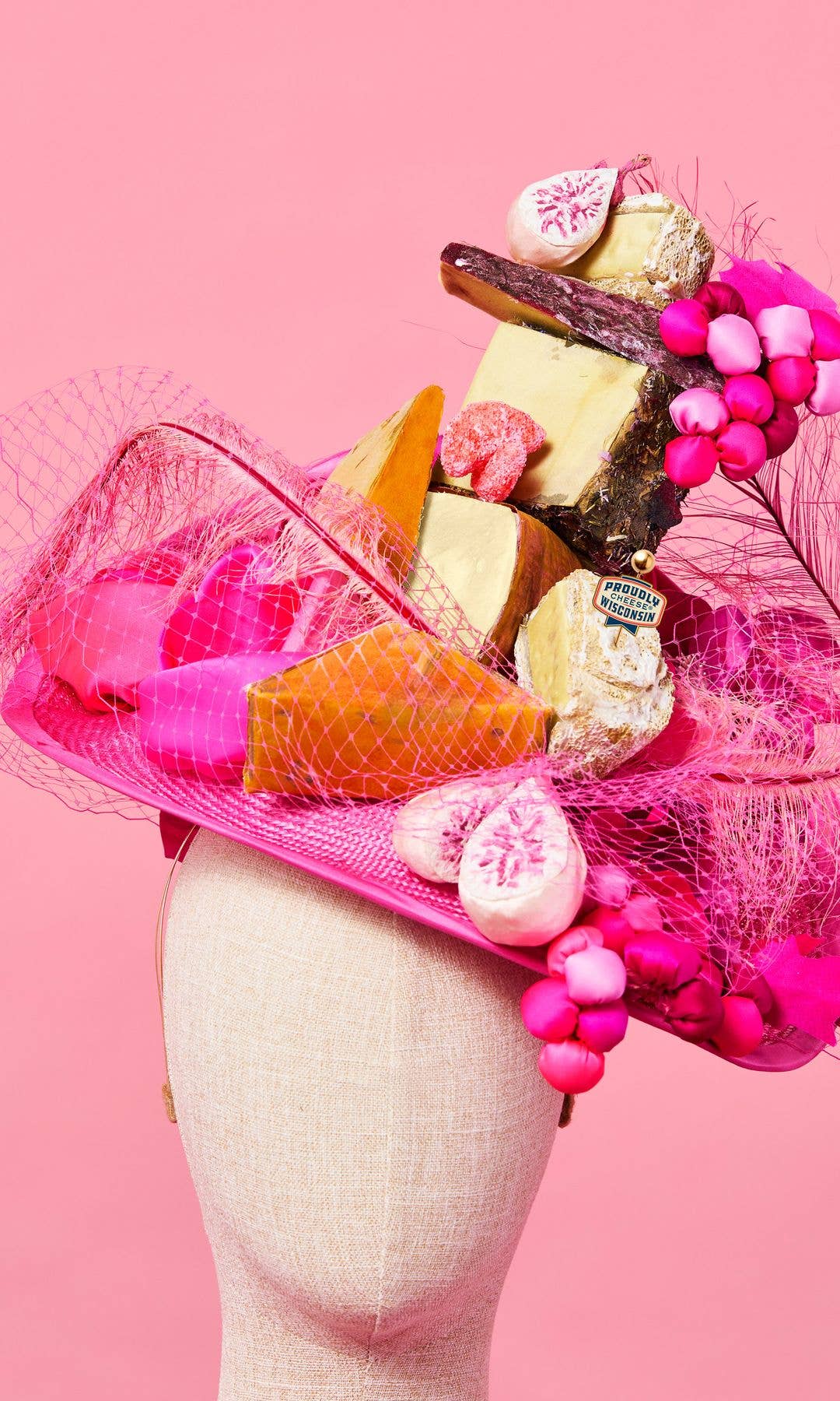 Hat designed by Christine Moore for Kentucky Derby