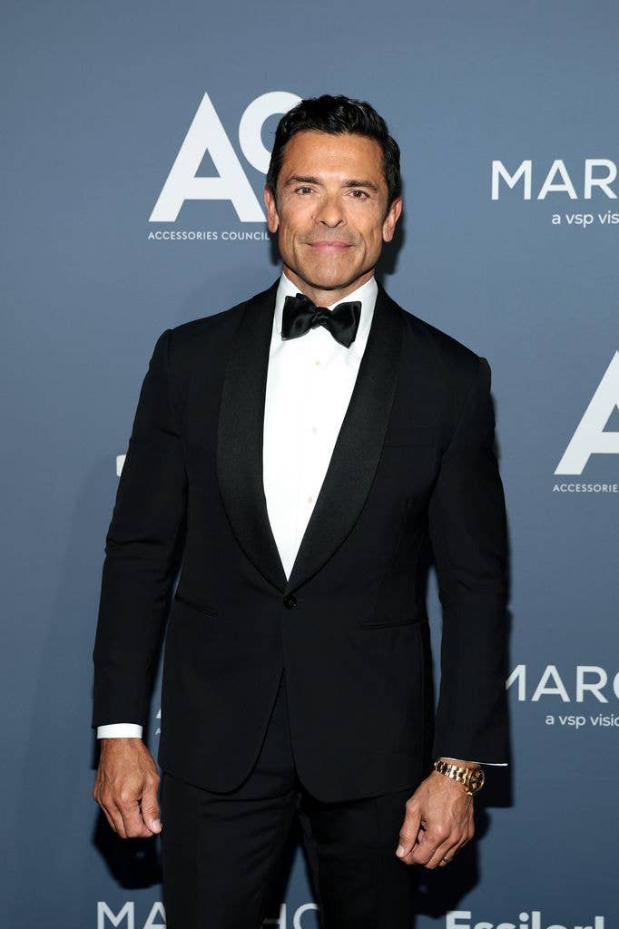 Mark Consuelos in tuxedo at the 2025 ACE Awards at The Pierre Hotel 