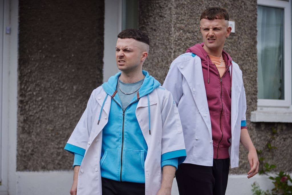 CHRIS WALLEY and ALEX MURPHY as Jock and Conor