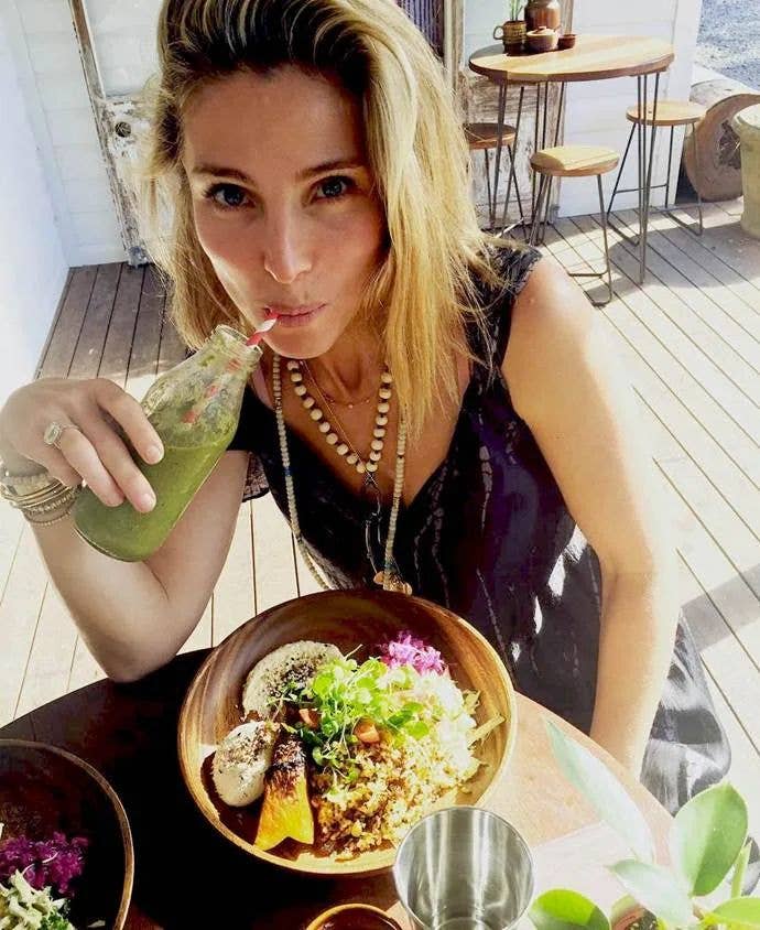 elsa pataky eating