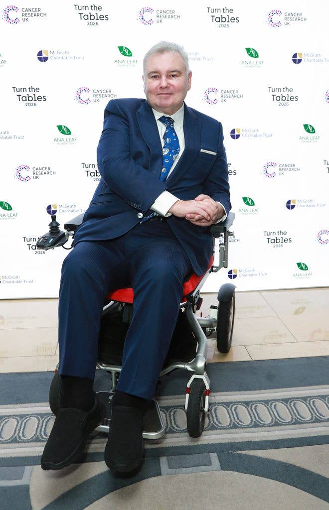 Eamonn uses a wheelchair and walker as a result of his injuries