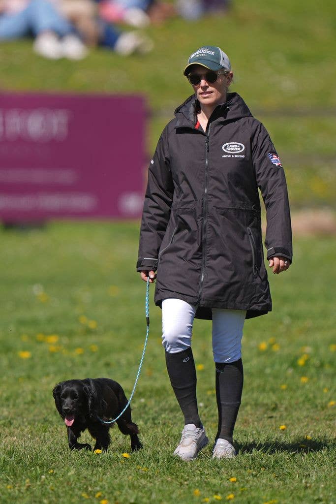 zara tindall dog walking